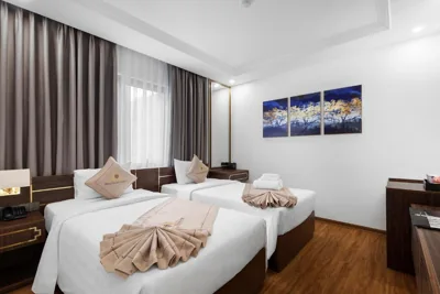 豪华双床房 — Thai Ha Boutique Hotel
